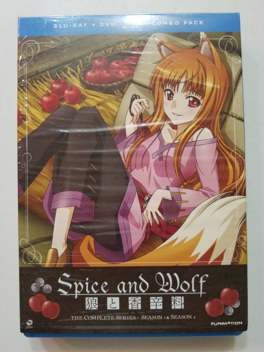 【輸入盤中古BD Blu-ray＋DVD BOX Spice and Wolf: Complete Series (狼と香辛料/第1期＋第2期:全26話収録）(Blu-ray4枚＋DVD4枚)】_画像1