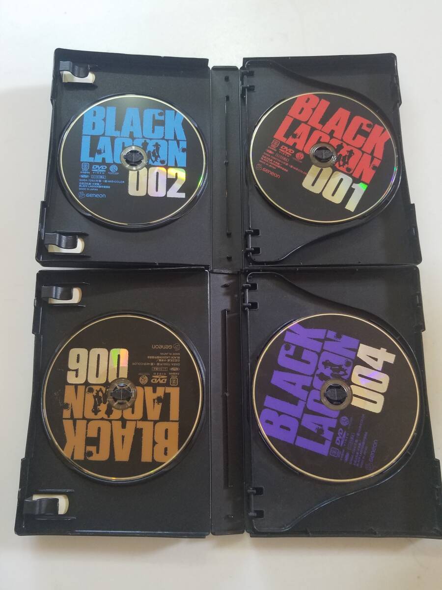 【中古DVD ジャケ難あり BLACK LAGOON/ブラック・ラグーン SET1/SET2＋Second Barrage SET1/SET2 4DVD-BOX(各BOX3枚組：全24話)セット】_画像3