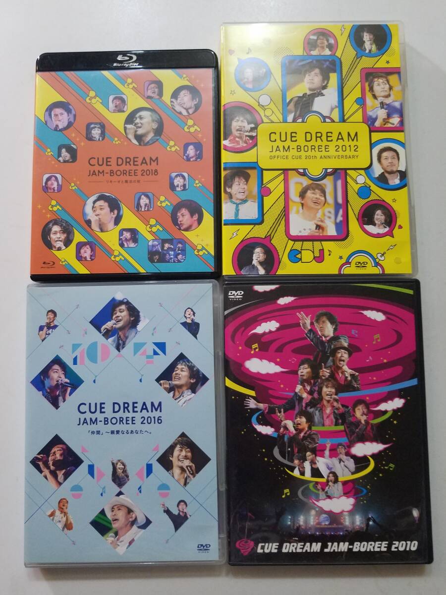 [ used Blu-ray disk TEAM NACS CUE DREAM JAM-BOREE 2018 -li key o. magic. cane -+CUE DREAM JAM-BOREE 2010/2012/2016 4 volume set ]