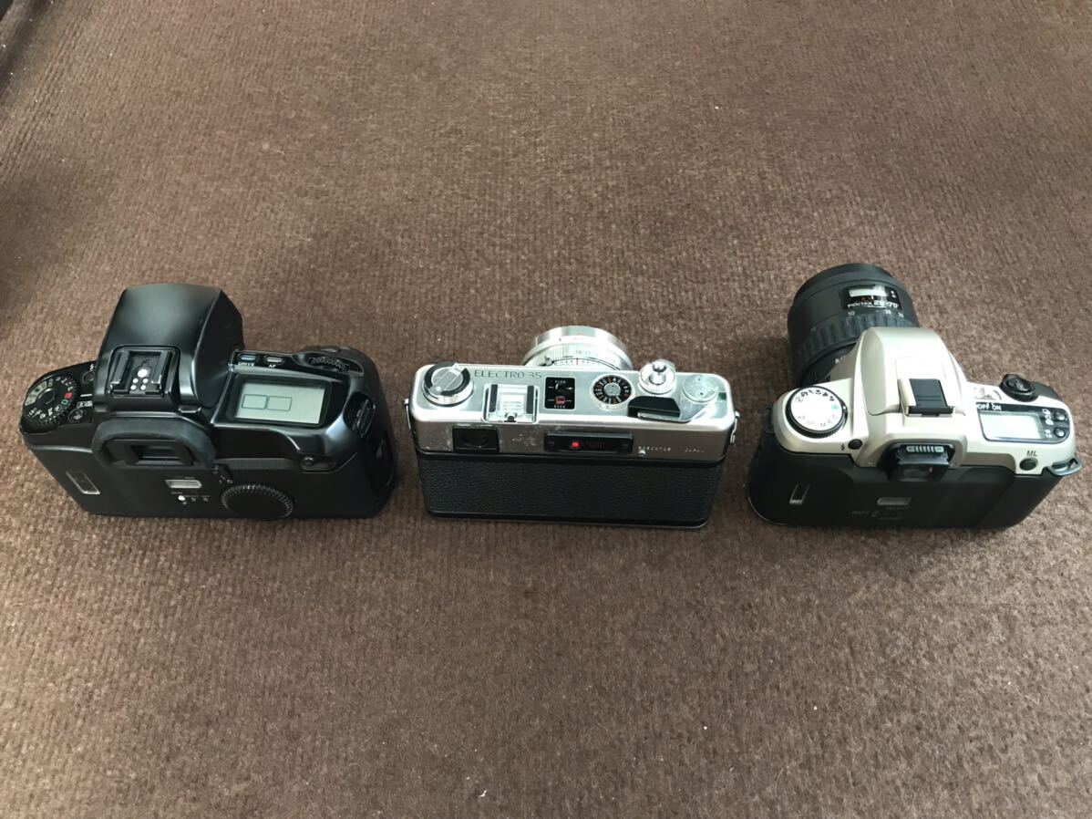 YASHICA PENTAX Canonのカメラ シグマのレンズ カメラとレンズ６点セットの画像3