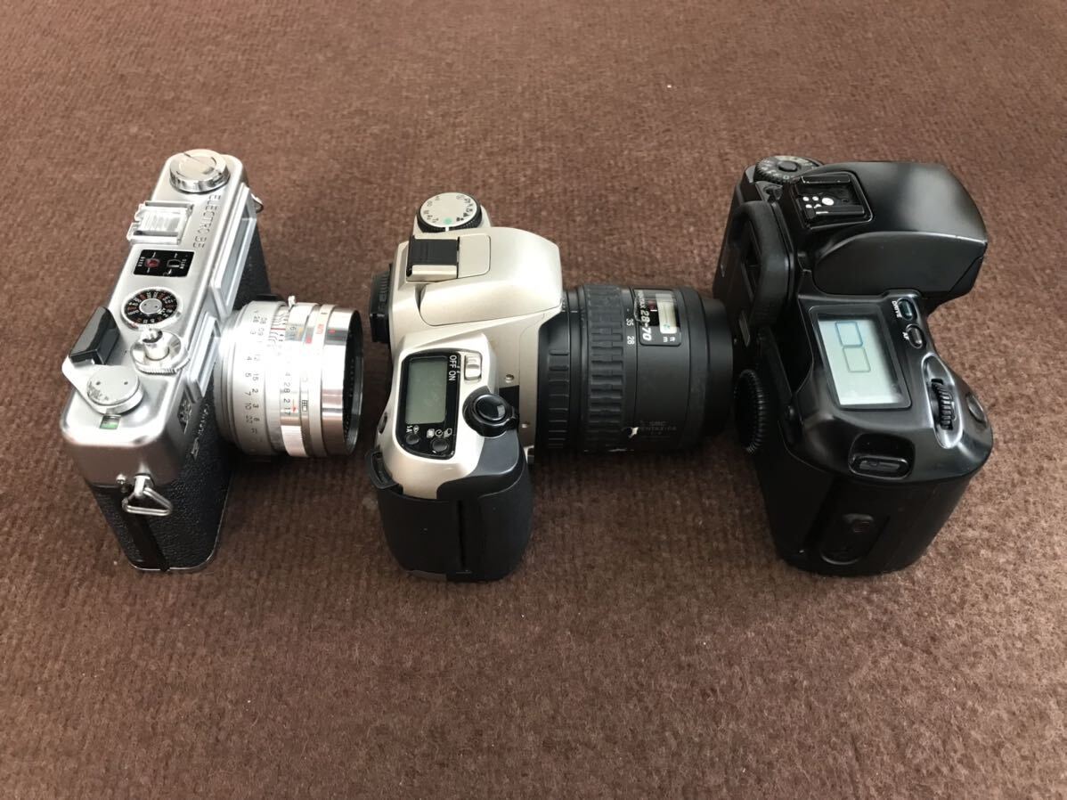 YASHICA PENTAX Canonのカメラ シグマのレンズ カメラとレンズ６点セットの画像6