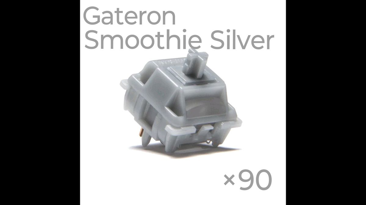 Gateron Smoothie Silver キースイッチ 90個