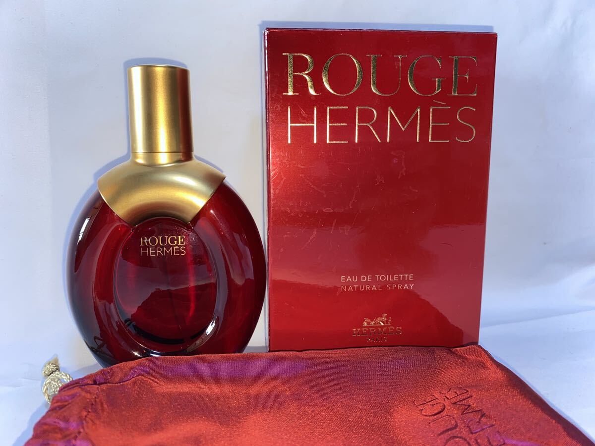 ほぼ満量 エルメス ＨＥＲＭＥＳ ルージュ オードトワレ ナチュラルスプレー １００ｍｌ の画像1