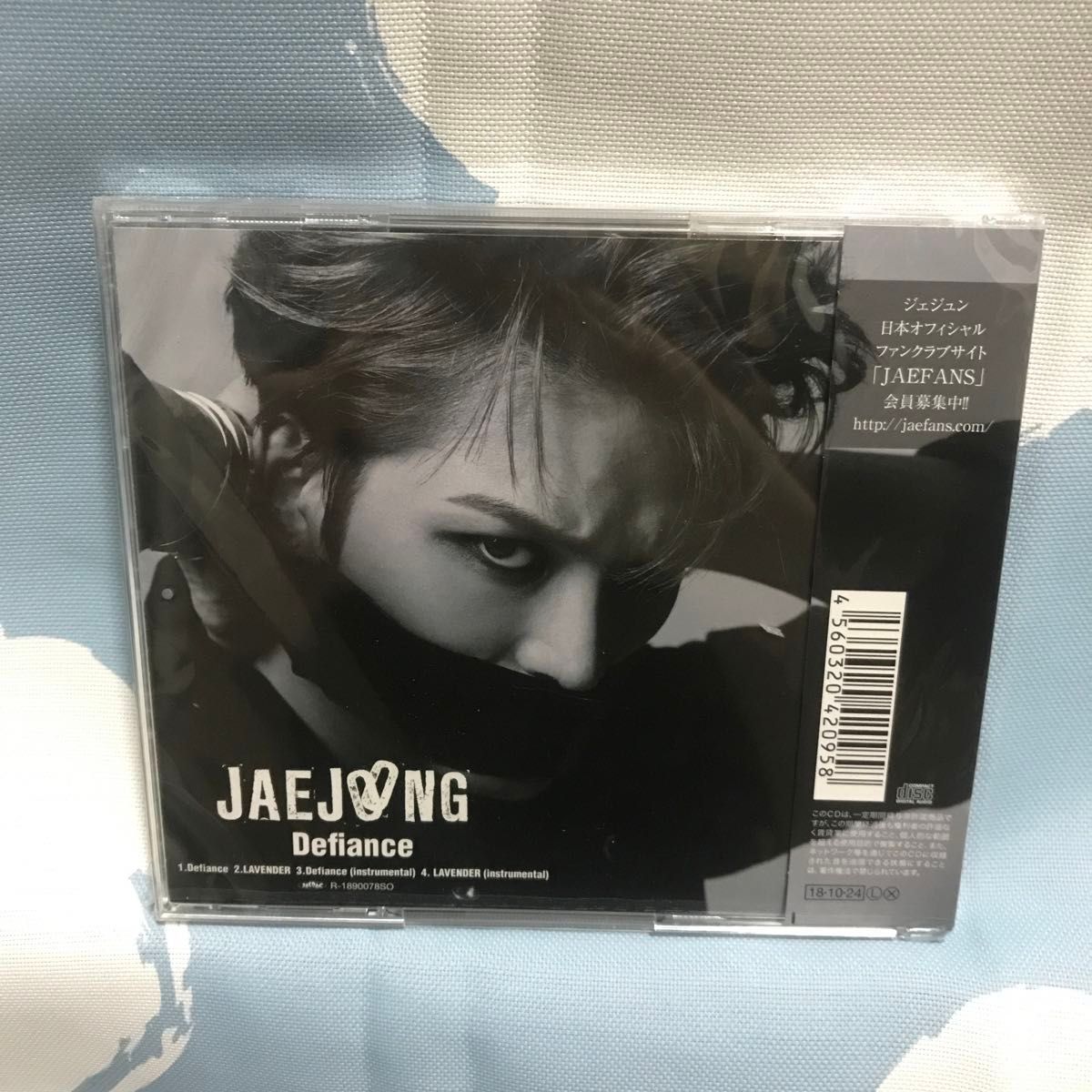 通常盤 ジェジュン CD/Defiance 18/10/24発売 オリコン加盟店