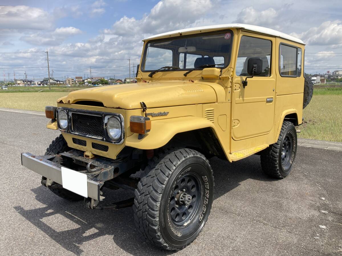 ★ 昭和58年式 ランドクルーザー40 車検令和7年2月 BJ42V改 4速マニュアル 4WD ランクル40 ショート TOYOTA 4x4 旧車 希少車 売切り ★の画像1