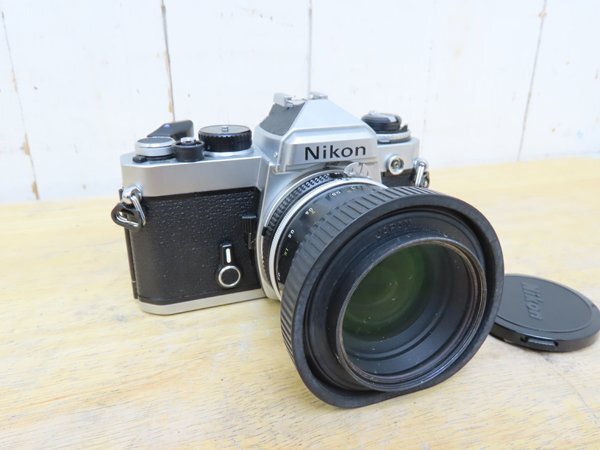 NiKon・ニコン・カメラ・FE・レンズNIKKOR35mm・1：2・中古品・150042_画像1