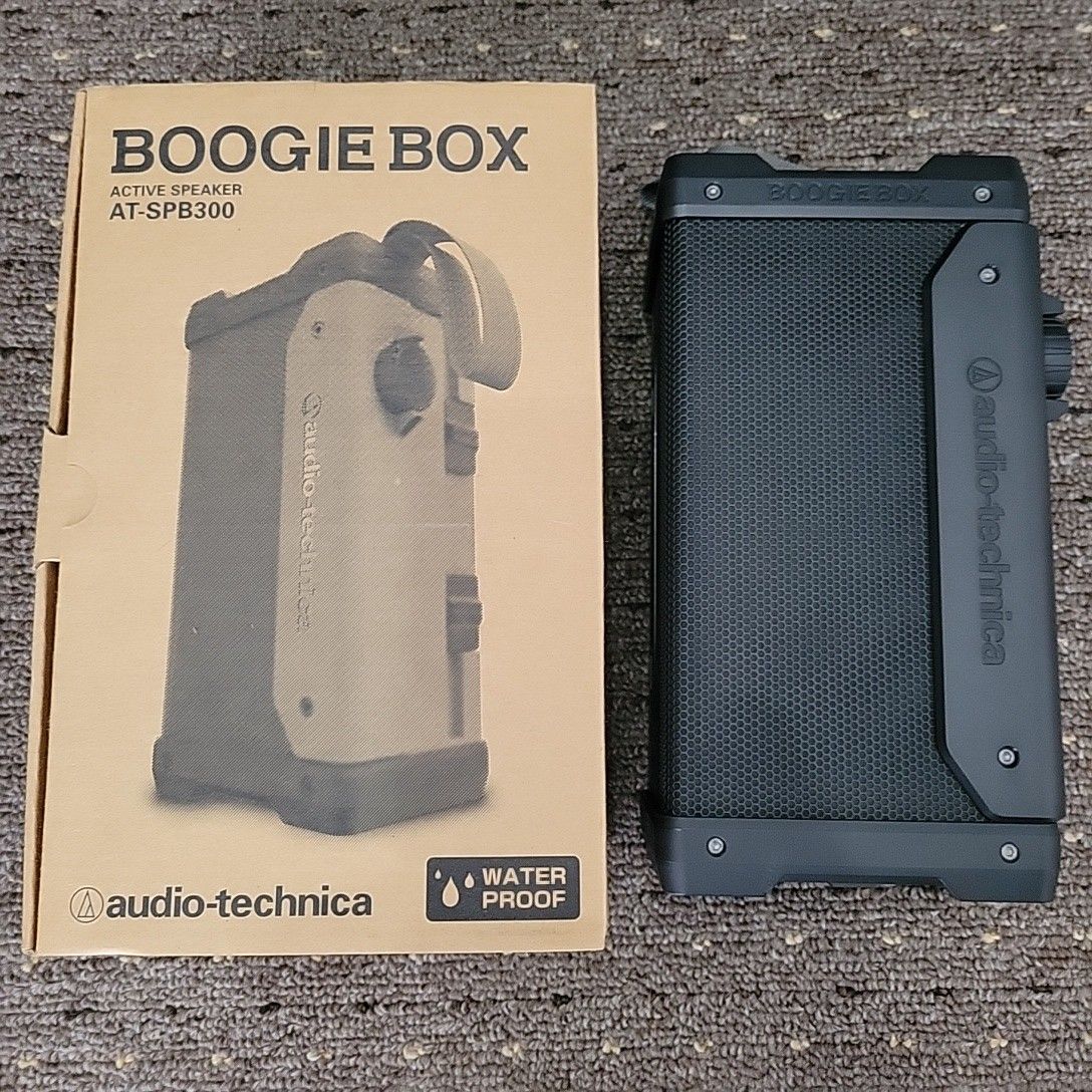 オーディオテクニカ社製 アクティブスピーカー BOOGIE BOX AT-SPB300 BL 新品未使用