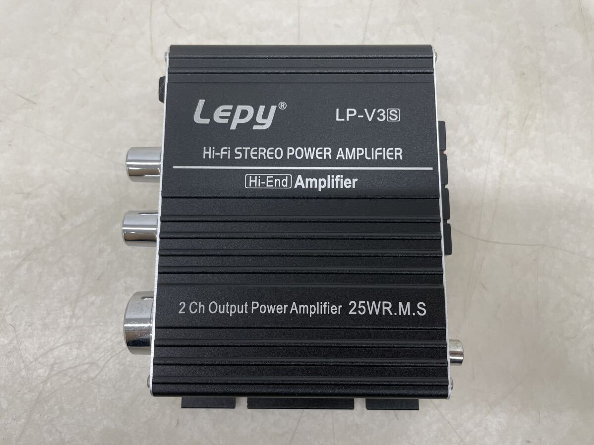 【未使用】LEPY デジタルアンプ LP-V3S 小型 オーディオ パワーアンプ Lepai Lepy Hi-Fi STEREO POWER AMPLIFIERの画像2