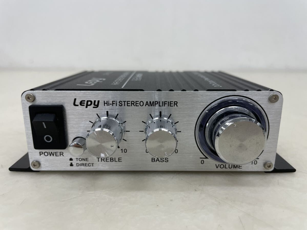 【未使用】LEPY デジタルアンプ LP-V3S 小型 オーディオ パワーアンプ Lepai Lepy Hi-Fi STEREO POWER AMPLIFIERの画像3