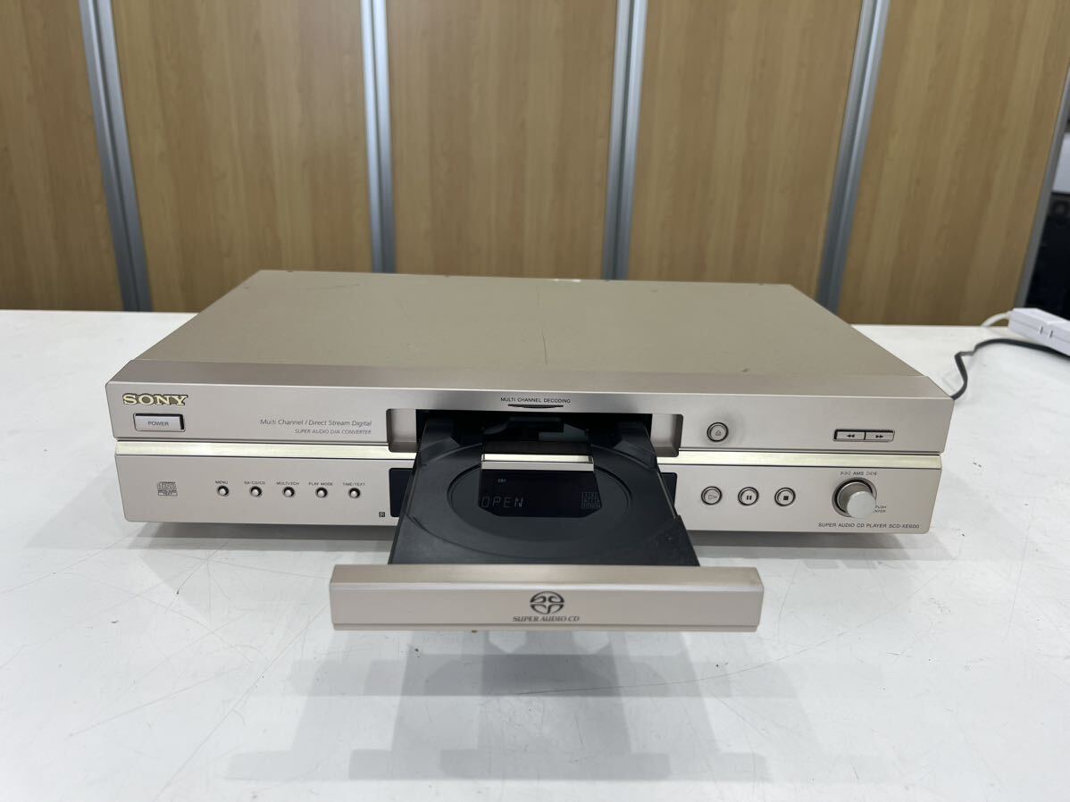 SONY Sony SCD-XE600 SACD CD player deck super audio multi channel D/A converter IC present condition goods 