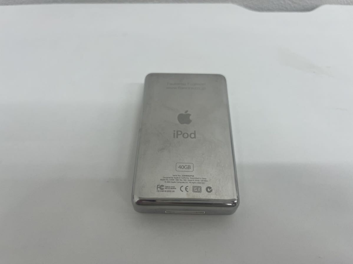 Apple iPod Classic A1040 第3世代 40GB ジャンク アップル アイポッド クラシック_画像2