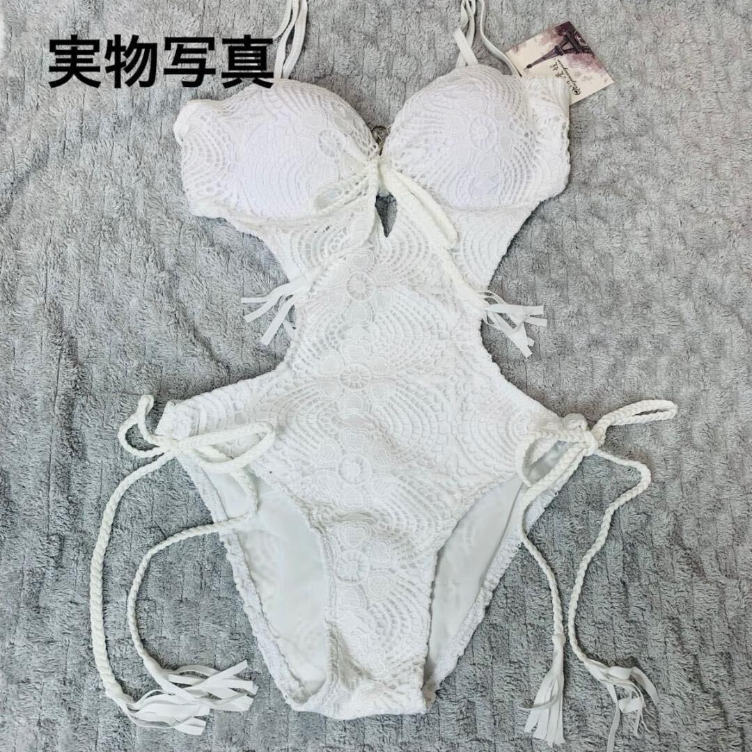 モノキニ セクシー 水着 ビキニ レディース 体型カバー 韓国 小胸 シンプル_画像6