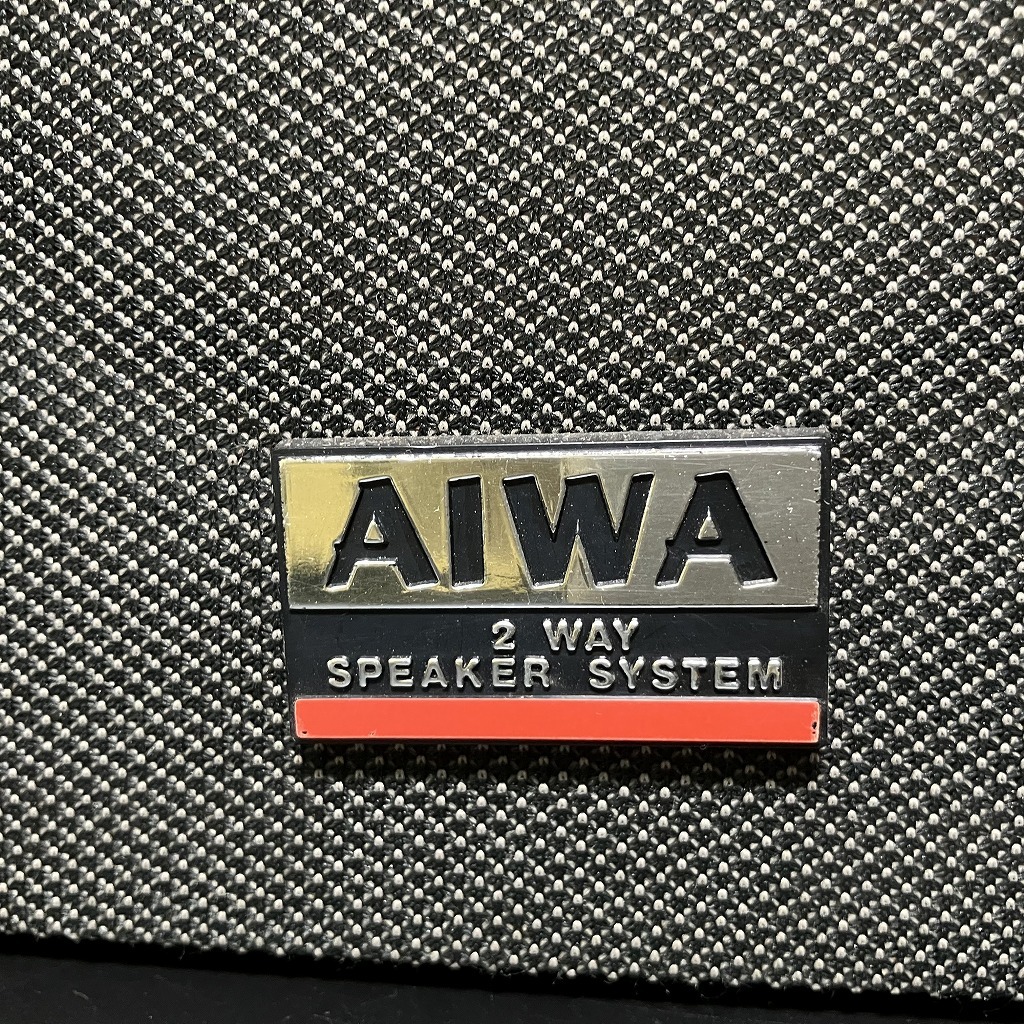 C3-238　AIWA 2WAY SPEAKER SYSTEM スピーカー 動作未確認_画像9