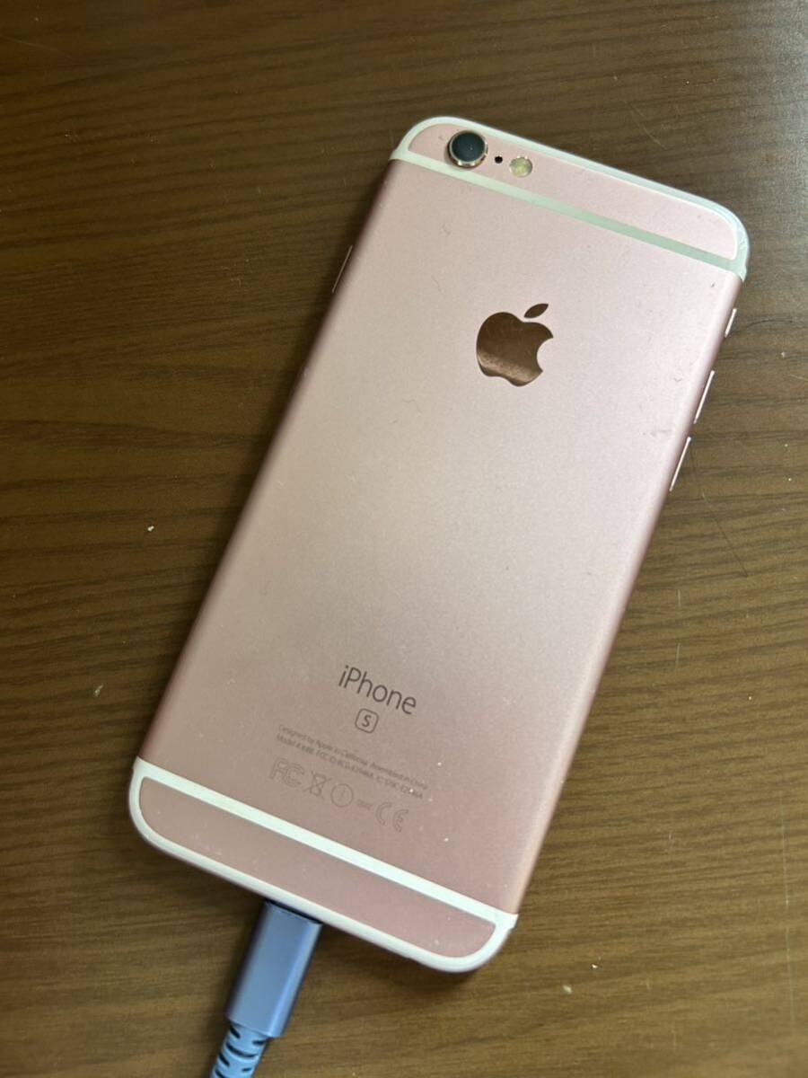 【1円〜】Apple iPhone 6s ローズゴールド　32gb_画像2