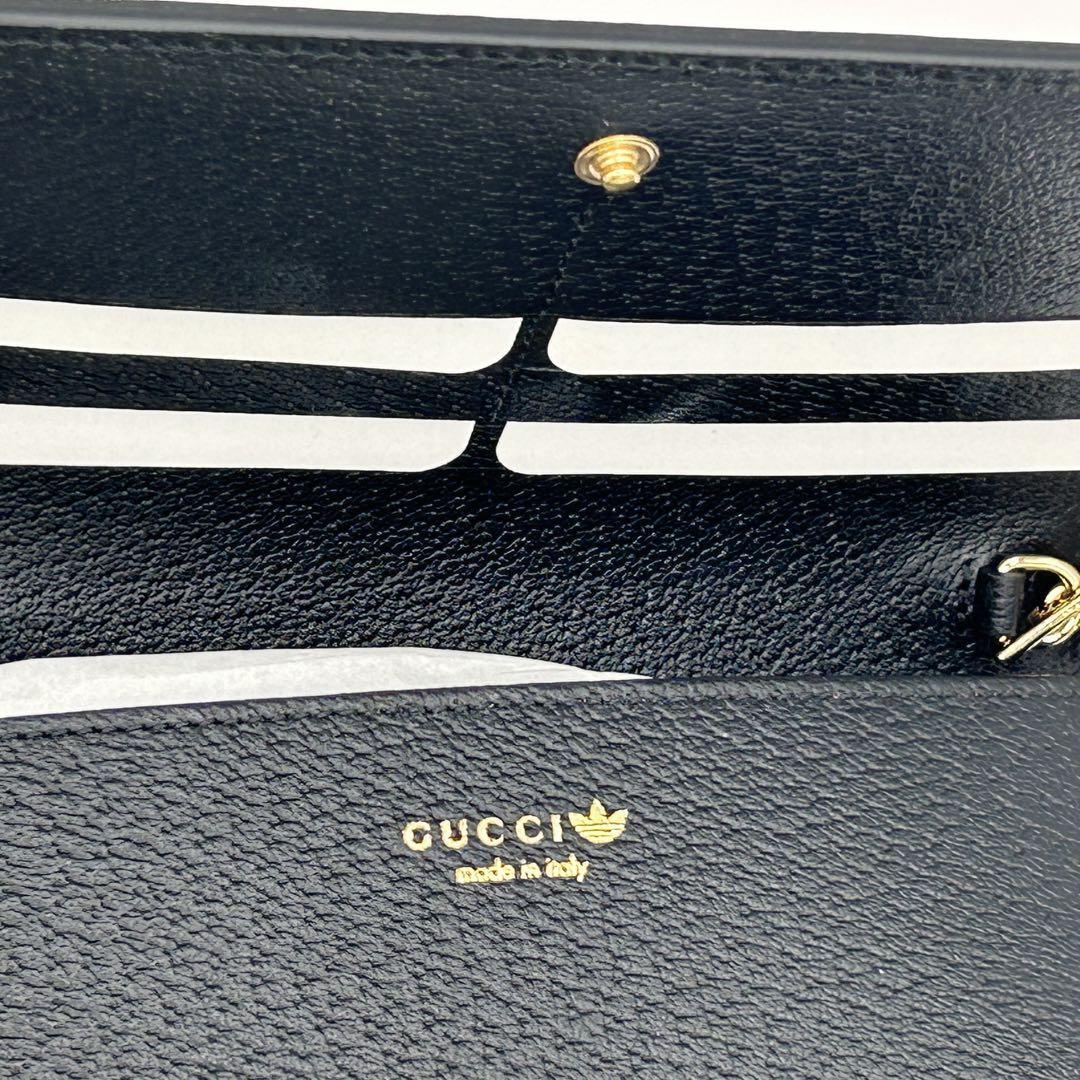 [ не использовался превосходный товар ]GUCCI x adidas Gucci x Adidas цепь бумажник ваш поясница .kilali.. - 