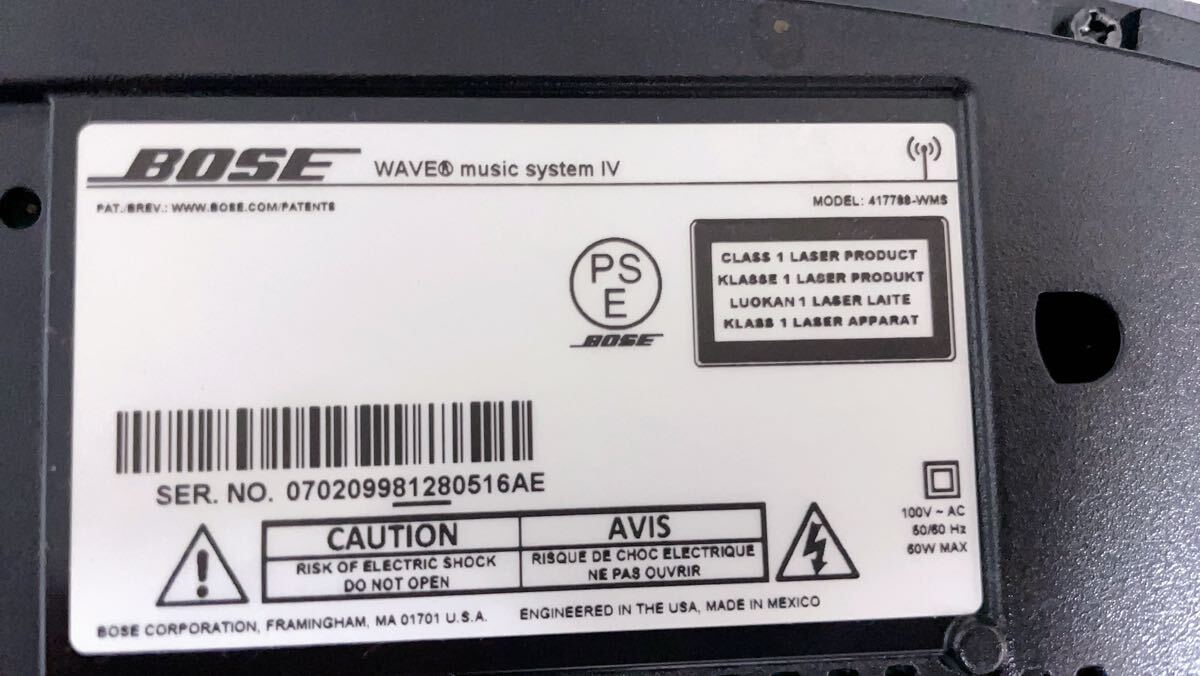 BOSE ボーズ WAVE MUSIC SYSTEM IV 現状品_画像10