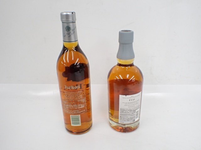 【東京都内限定発送・未開封】 KIRIN キリンビール Four Roses スーパープレミアム 750ml 43%/富士 ウイスキー 700ml 43% △ 6DA1C-2_画像3