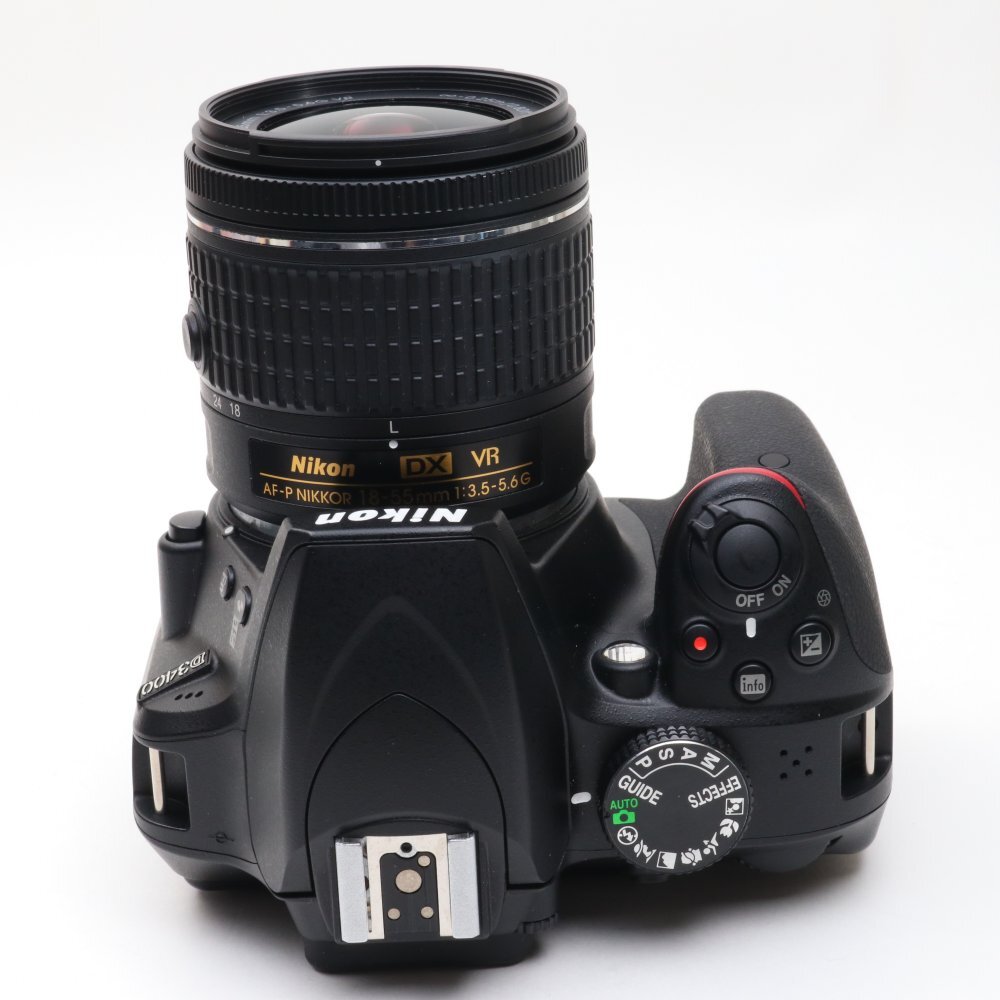 Nikon デジタル一眼レフカメラ D3400 AF-P 18-55 VR レンズキット ブラック D3400LKBK_画像4