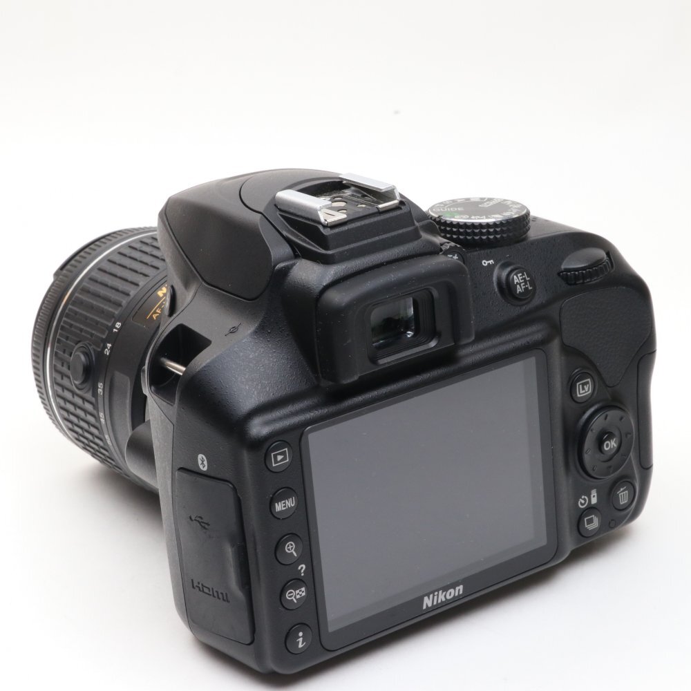 Nikon デジタル一眼レフカメラ D3400 AF-P 18-55 VR レンズキット ブラック D3400LKBK_画像3