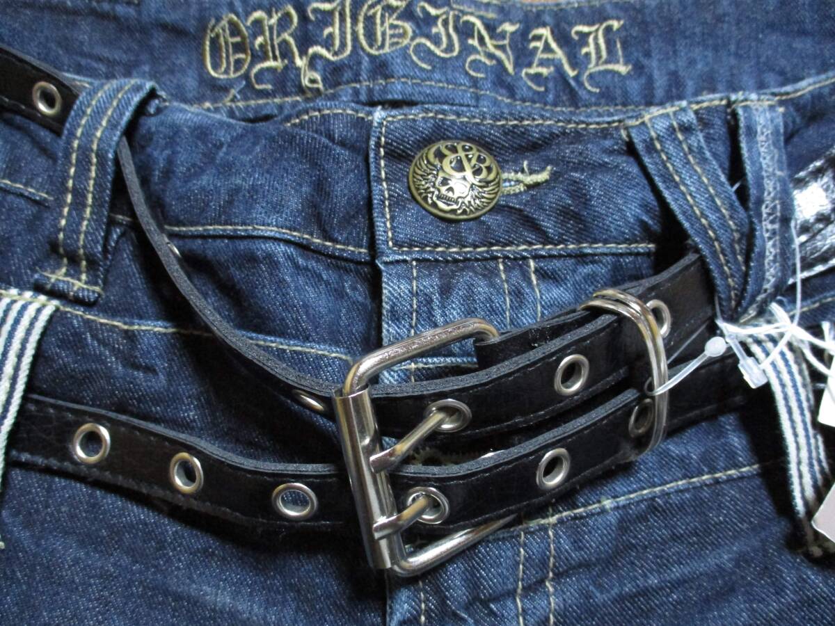 Rare Japanese Label jeans Y2K design pants 14th addiction share spirit ifsixwasnine goa lgb TORNADO MART kmrii archive obelisk_画像3