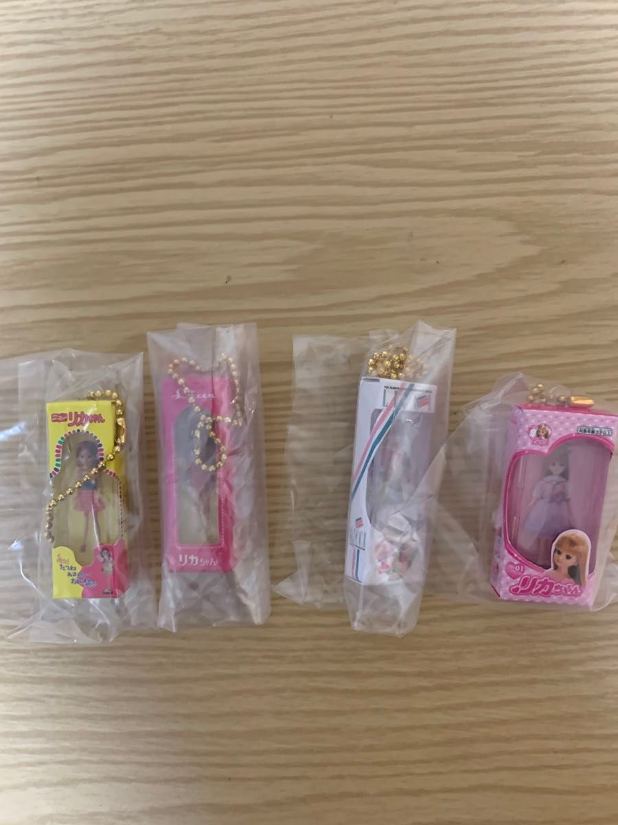 リカちゃん 歴代ミニチュアパッケージコレクション 全4種類セット ガチャ