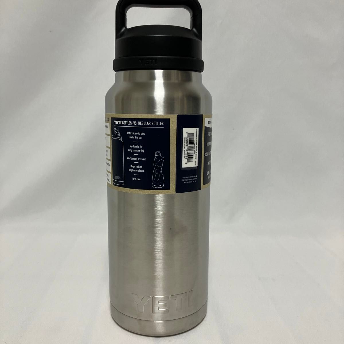 YETI イエティ ランブラー 36oz ステンレスボトル シルバー 水筒 YETI イエティ ランブラー 36oz ステンレスボトル シルバー 水筒