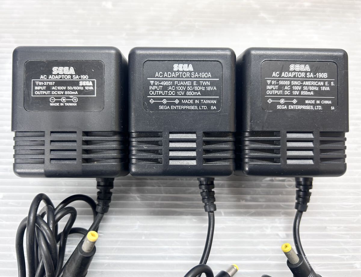 SEGA/セガ メガドライブ2 純正品ACアダプター (SA-190/SA-190A/SA-190B) 計30個まとめ売り 電源ケーブル/電源コード/MD2 ジャンク品 - 本体、アクセサリー SEGA/セガ メガドライブ2 純正品ACアダプター (SA-190/SA-190A/SA-190B) 計30個まとめ売り 電源ケーブル/電源コード/MD2 ジャンク品 - 本体、アクセサリー