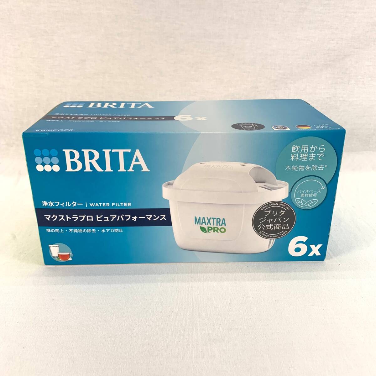 〇未開封〇BRITA ブリタ カートリッジ 交換用 浄水フィルター 浄水器 マクストラ プロ ピュアパフォーマンス 6個入り ②_画像1