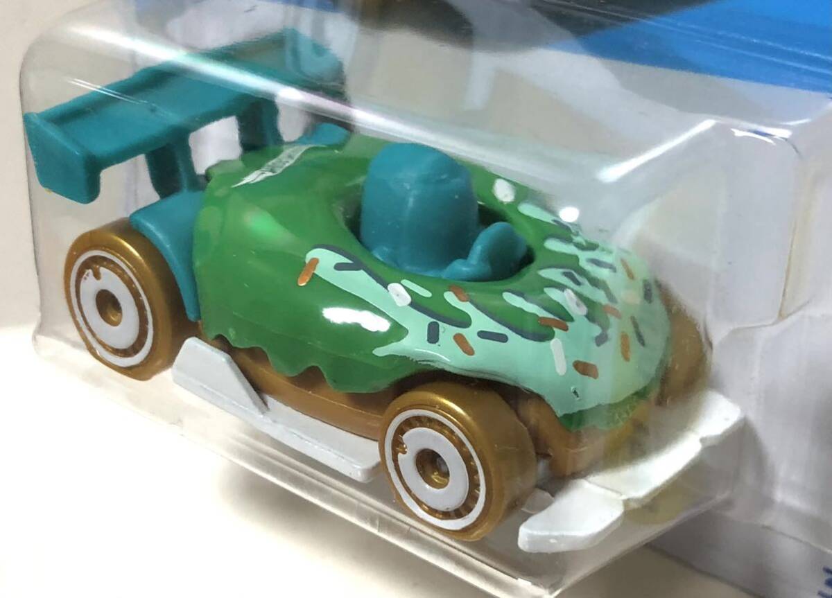 人気 日本未発売 HW Let’s Race 劇中車カラー Donut Drifter ドーナツ ドリフター Charlie Angulo チャーリー アングロ 2024 グリーン_画像3