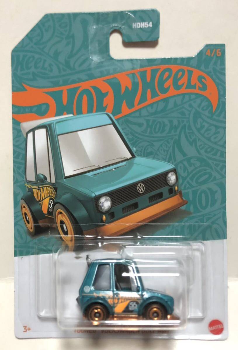 日本未発売 Tooned Volkswagen Golf MK1 トゥーンド フォルクス ワーゲン ゴルフ Ryu Asada リュウ アサダ HW 56th Green & Gold Mix 2の画像2