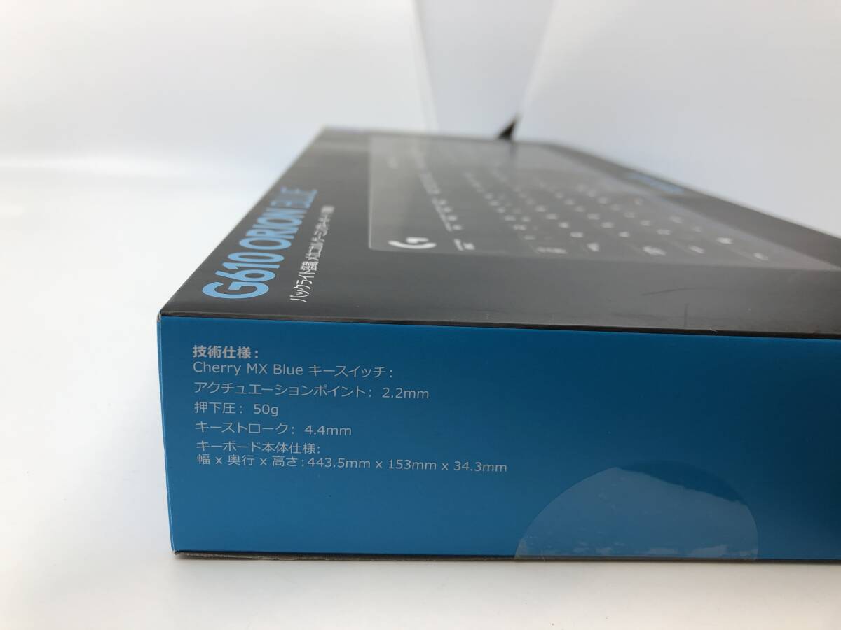 新品未開封 logicool G610BL ORION BLUE ロジクール ゲーミング キーボード （青軸） バックライト搭載 メカニカルの画像5