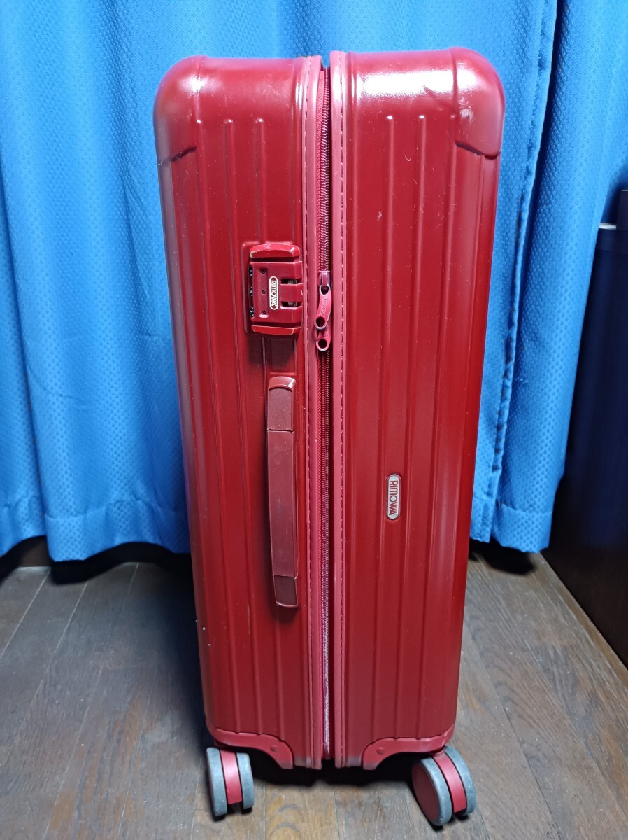  Rimowa RIMOWA salsa Check-In L 4 wheel 82L red travel suitcase trunk case travel red SALSA Carry case 