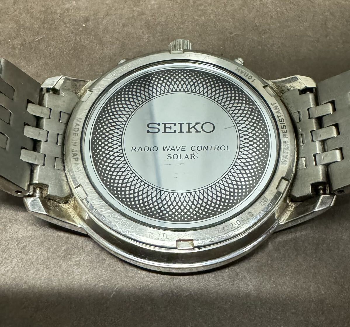 SEIKO/セイコー★DOLCE/ドルチェ★7B22-0AJ0★チタン★電波ソーラー★メンズ★現状品★042031_画像4