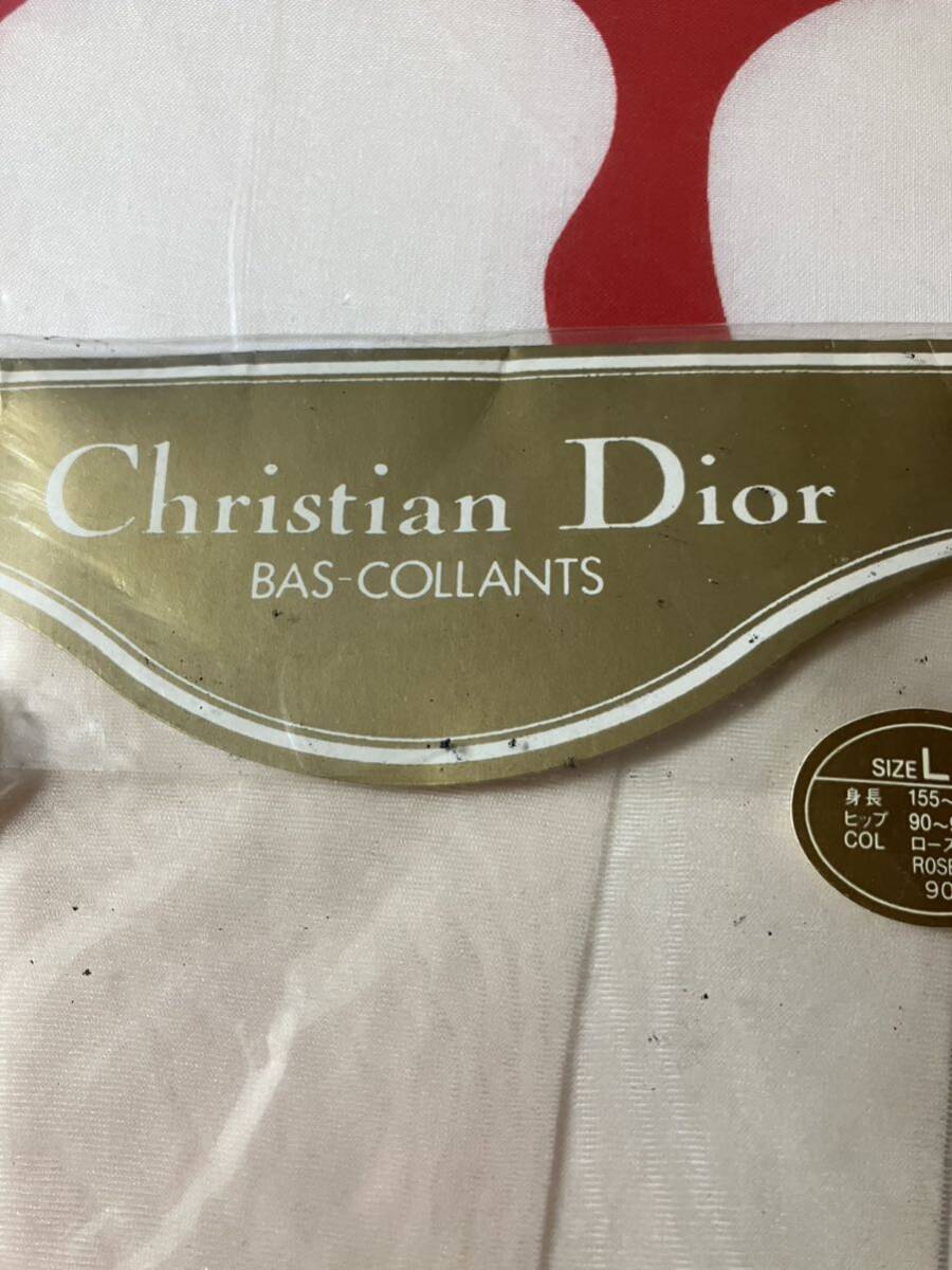 Christian Dior bas collants oC6006o L ローズクレール クリスチャンディオール パンティストッキング パンスト 花柄 panty stocking_画像4