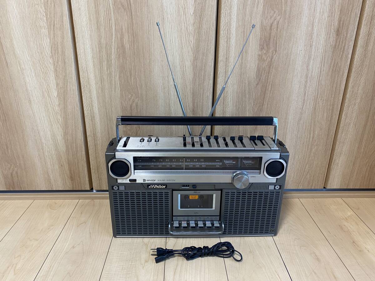 レトロ　ビクター　Victor　RC-828　ラジカセ　中古現状_画像1