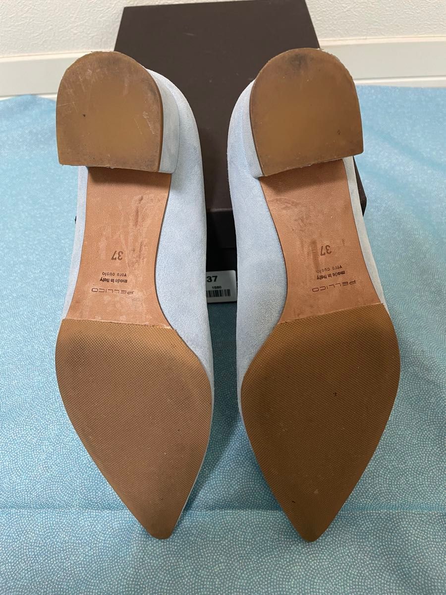 PELILICO ペリーコ パンプス 水色 スウェード サイズ37 24cm PELILICO ペリーコ パンプス 水色 スウェード サイズ37 24cm