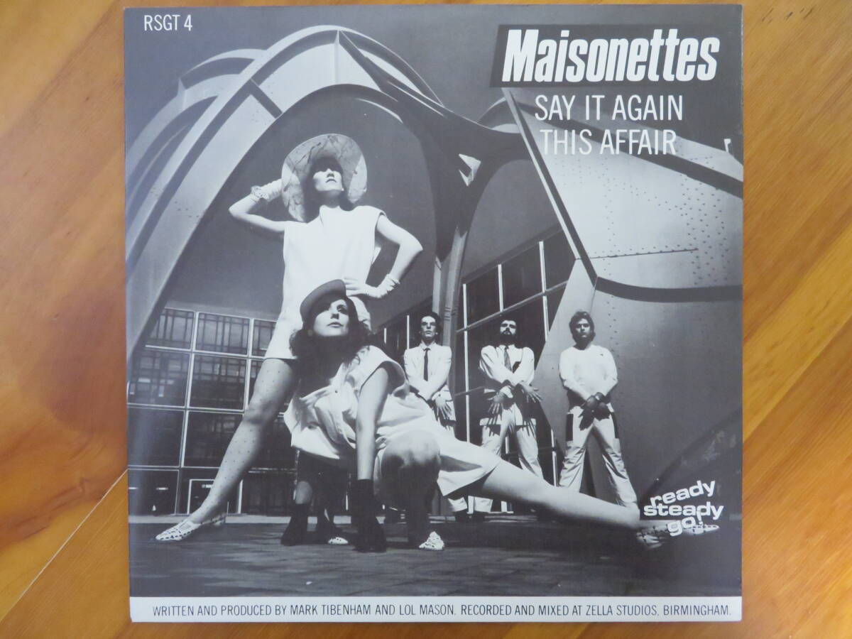 MAISONETTES/This Affair 12インチシングル（UK：Ready Steady Go! RSGT 4）'83_画像2