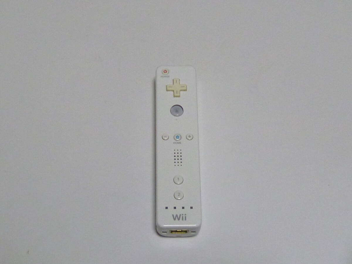 R015【送料無料 即日発送 動作確認済】Wii リモコン 任天堂 純正 RVL-003 白　ホワイト コントローラー　
