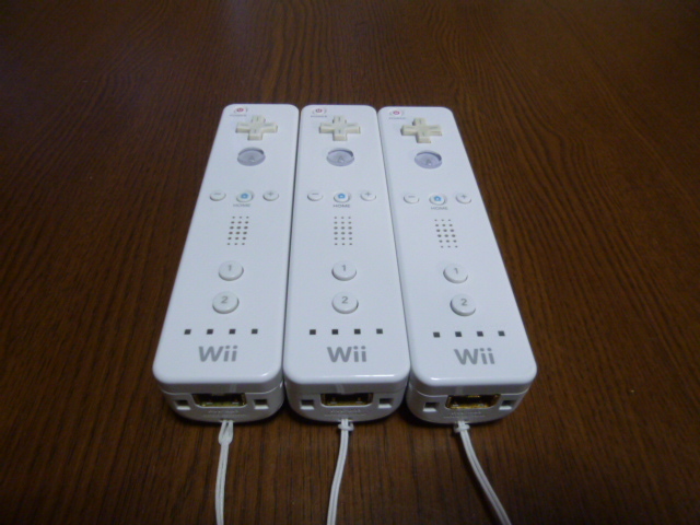 RS035【送料無料 即日配送 動作確認済】Wii リモコン ストラップ　3個セット ホワイト　白　セット