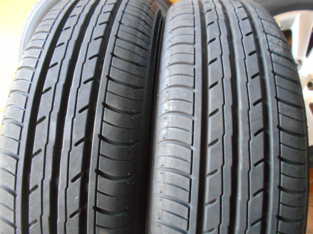 EA5253 スバル 純正アルミ ヨコハマ BluEarth-ES 155/65R14 4本セット バリ山 4.5J +45 100 4穴 夏タイヤ ステラ プレオ_画像7