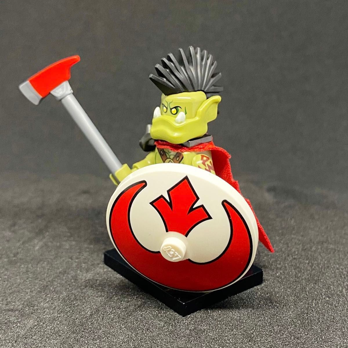LEGO レゴ ミニフィギュア シリーズ 戦士オークOrc warrior自作品