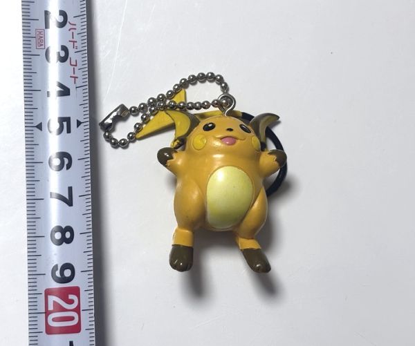 当時物 ポケモン ポケモンホルダー ライチュウ ポケットモンスター レトロ キーホルダー ストラップ フィギュア_画像2