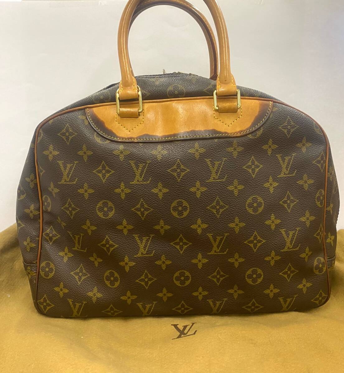 ♪ 1円～ LOUIS VUITTON ルイヴィトン モノグラム ドーヴィル ハンドバッグ M47270 ※商品説明欄 画像有_画像5