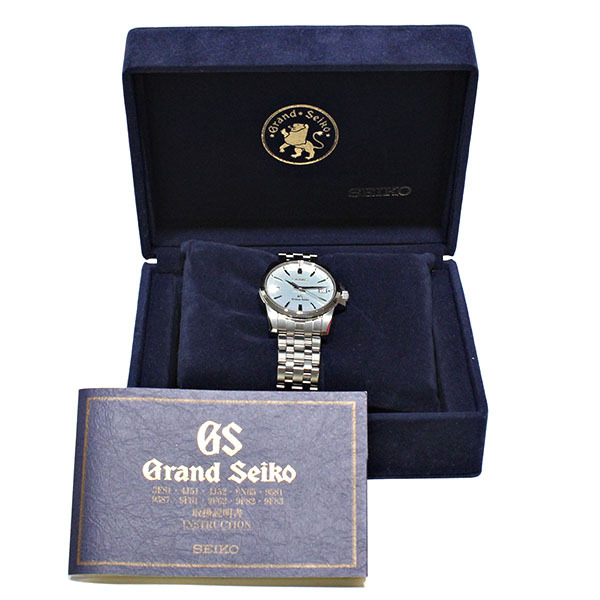セイコー SEIKO グランドセイコー GS SBGX047 アイスブルー文字盤 SS メンズ腕時計 クォーツ 36mm 生産終了モデル ブランド_画像9
