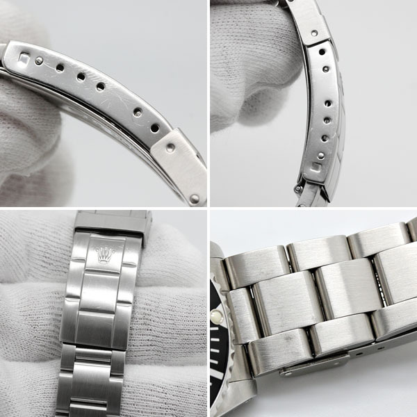 ロレックス ROLEX サブマリーナ デイト 16610 L番 ブラック文字盤 メンズ腕時計 自動巻き 初期溝無しフリップロック SUBMARINER_画像6