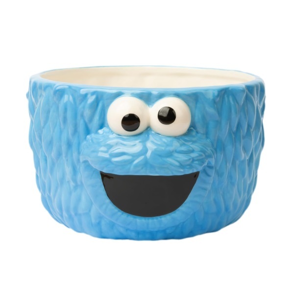  Sesame Street * Cookie Monster large 3D cereal bowl A