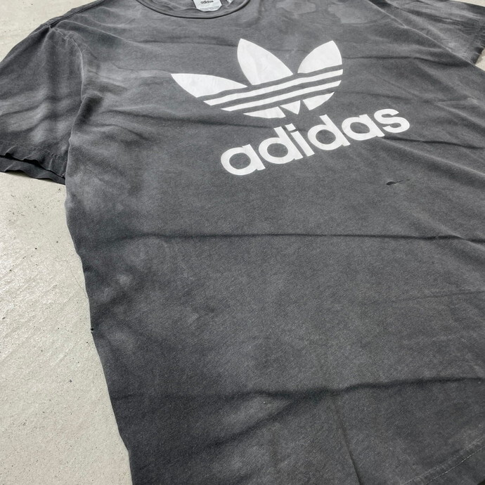 adidas originals アディダス トレフォイルロゴ プリントTシャツ メンズXL_画像6