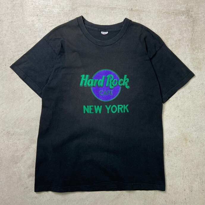 90年代 HARD ROCK CAFE NEWYORK ハードロックカフェ プリントTシャツ メンズXL_画像1