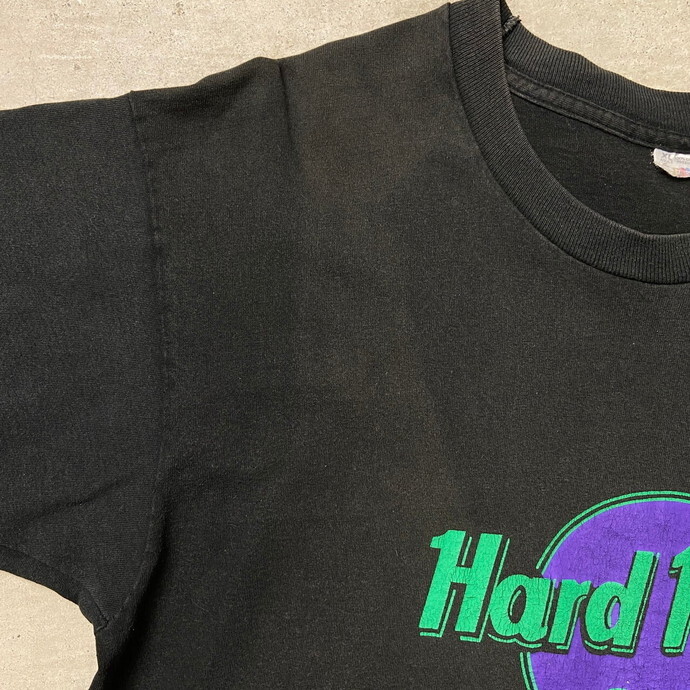 90年代 HARD ROCK CAFE NEWYORK ハードロックカフェ プリントTシャツ メンズXL_画像4