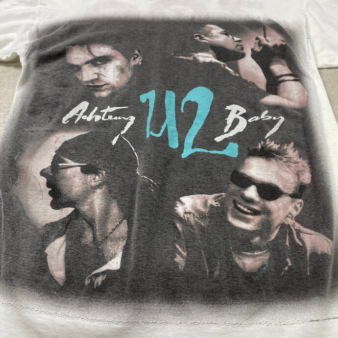 90年代 U2 ZOO TV TOUR バンドTシャツ バンT ツアー メンズM-L相当_画像3